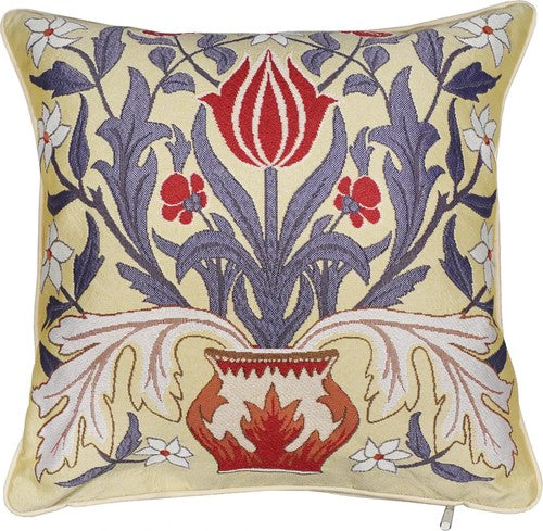 Signare William Morris Tulip in a Vase Tapestry Cushion Cover 45cm x 45cm