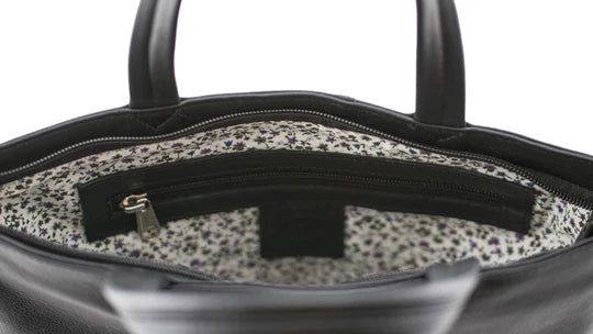 Mala Leather Tall Tales Giraffe Multiway Grab Bag with Dust Bag