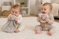 Jomanda Elephant Soother Blanket and Rattle Toy Gift Set