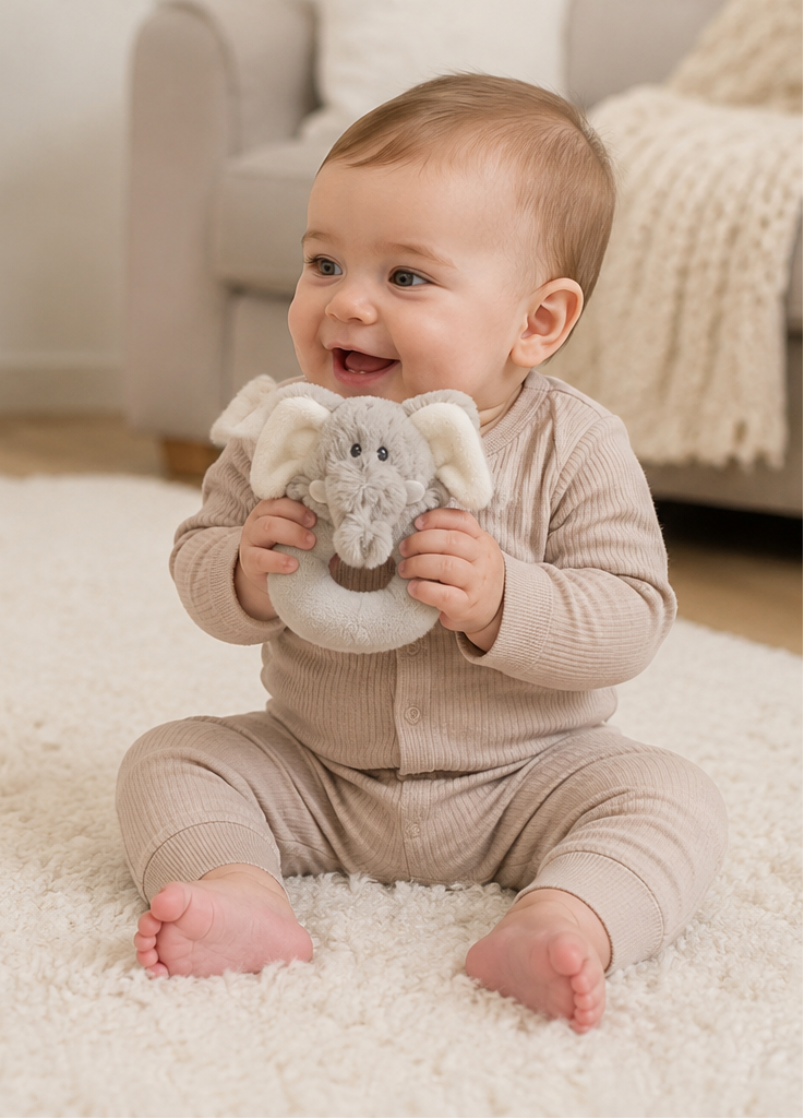 Jomanda Elephant Plush Baby Rattle