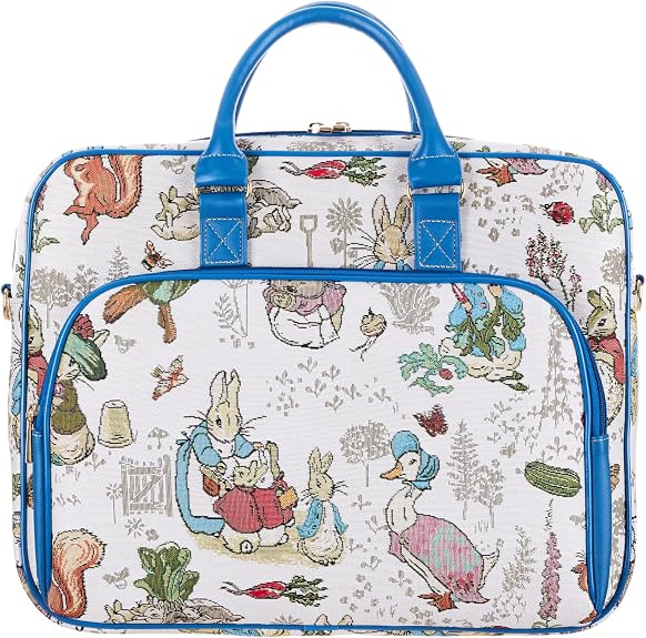 Signare Tapestry Computer Laptop & Shoulder Bag - Peter Rabbit