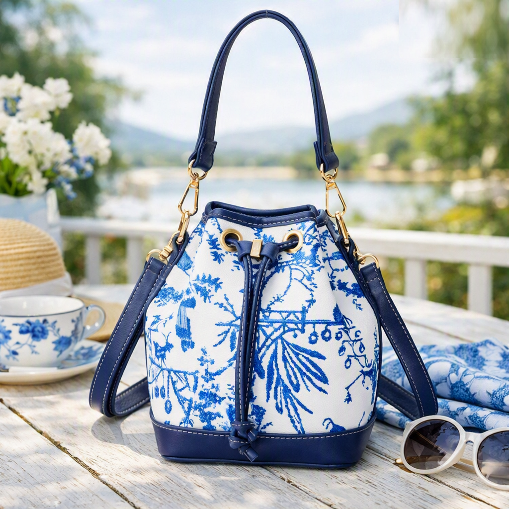 Signare Tapestry 2-in-1 Bucket Bag Chinoiserie British Museum Collection