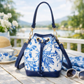 Signare Tapestry 2-in-1 Bucket Bag Chinoiserie British Museum Collection