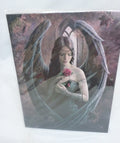 Anne Stokes Angel Rose Gothic Canvas Box Frame Wall Art 19 x 25cm