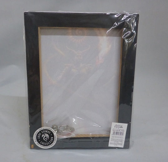 Anne Stokes Fire Element Wizard Canvas Box Frame Wall Art 19 x 25cm