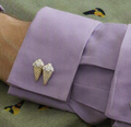 Black Ginger Ice Cream Cone Cufflinks Gift Box Set