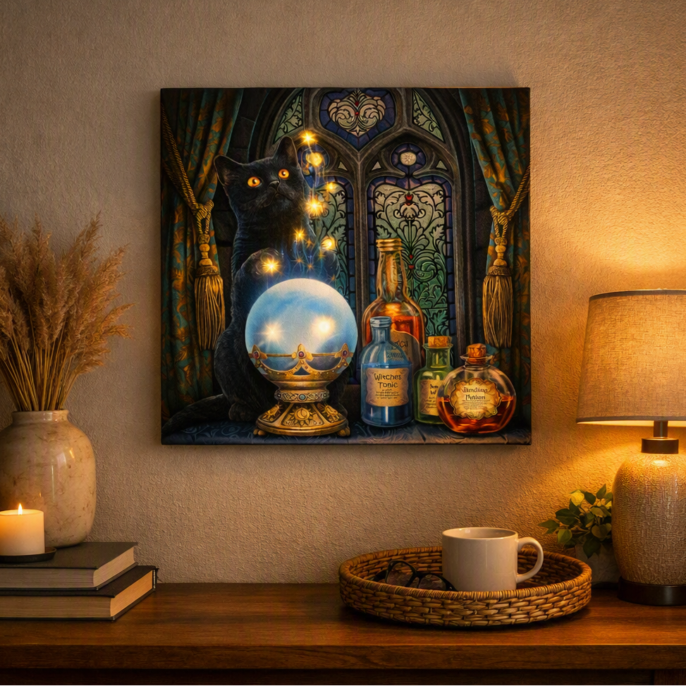 Spirit of Equinox Lisa Parker Witches Apprentice LED Light Up Canvas Box Frame 30x30cm (Copy)