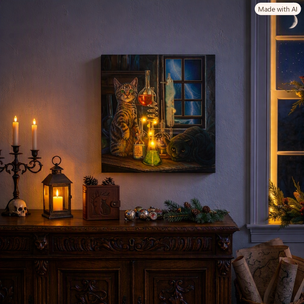 Spirit of Equinox Lisa Parker Jekyll & Hyde LED Light Up Canvas 30cm