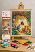 Craft Buddy Crystal Diamond Art Scroll Kit Peter Rabbit The Burrow 35 x 45cm