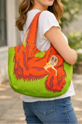 Shared Earth Orangutan Endangered Animal Cotton Tote Bag