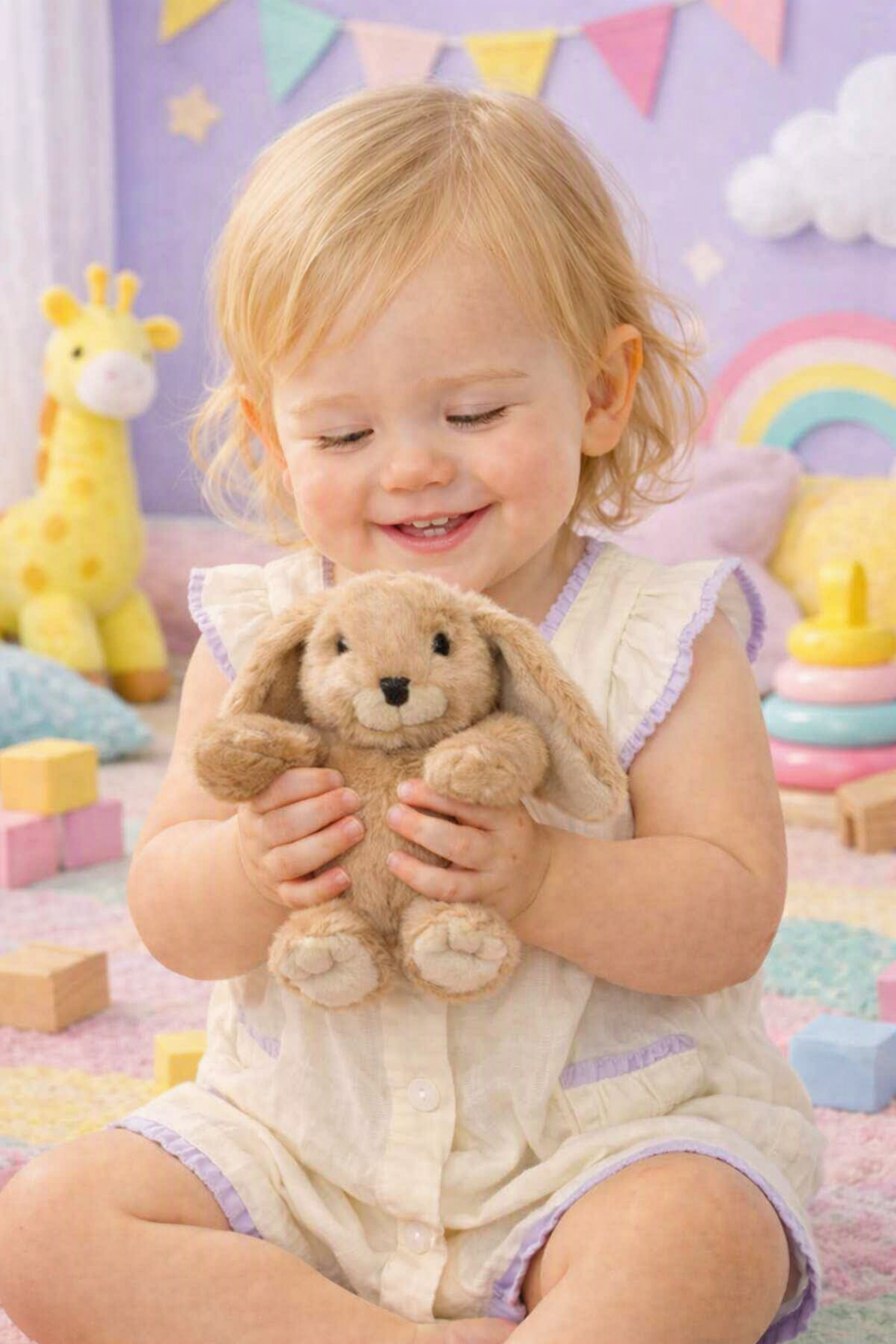 Jomanda Mini Brown Bunny Rabbit Soft Plush Toy 10cm