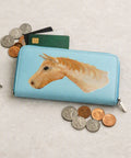Black Ginger x Kat Jackson Brownie the Horse Large Zip Purse