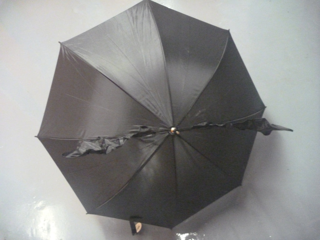 Gothic 3D Bat Wings Stick Umbrella | Black | Something Different