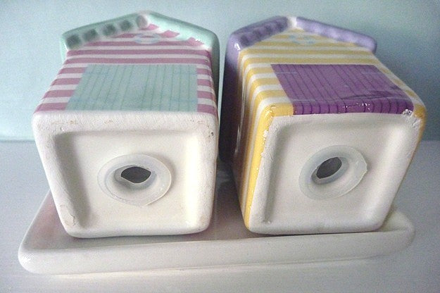 Pastel Beach Hut Salt & Pepper Cruet Set | Summer Collection | Something Different