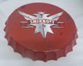 Vintage Retro Metal Bottle Cap Wall Sign Smirnoff