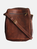 Berber Leather Martil Full Grain Leather Messenger Bag