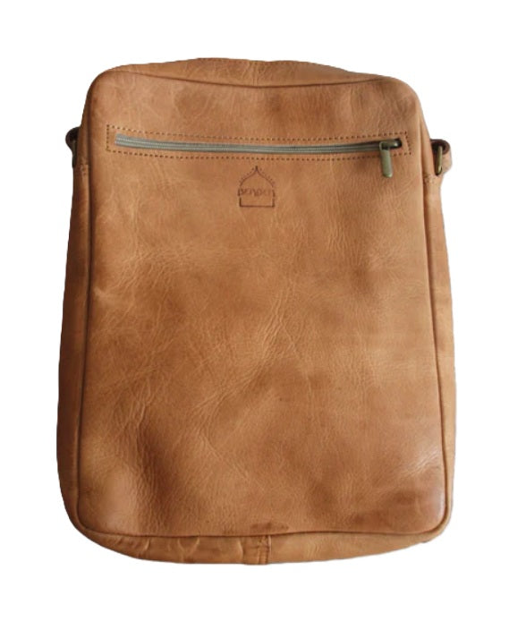 Berber Leather Martil Full Grain Leather Messenger Bag