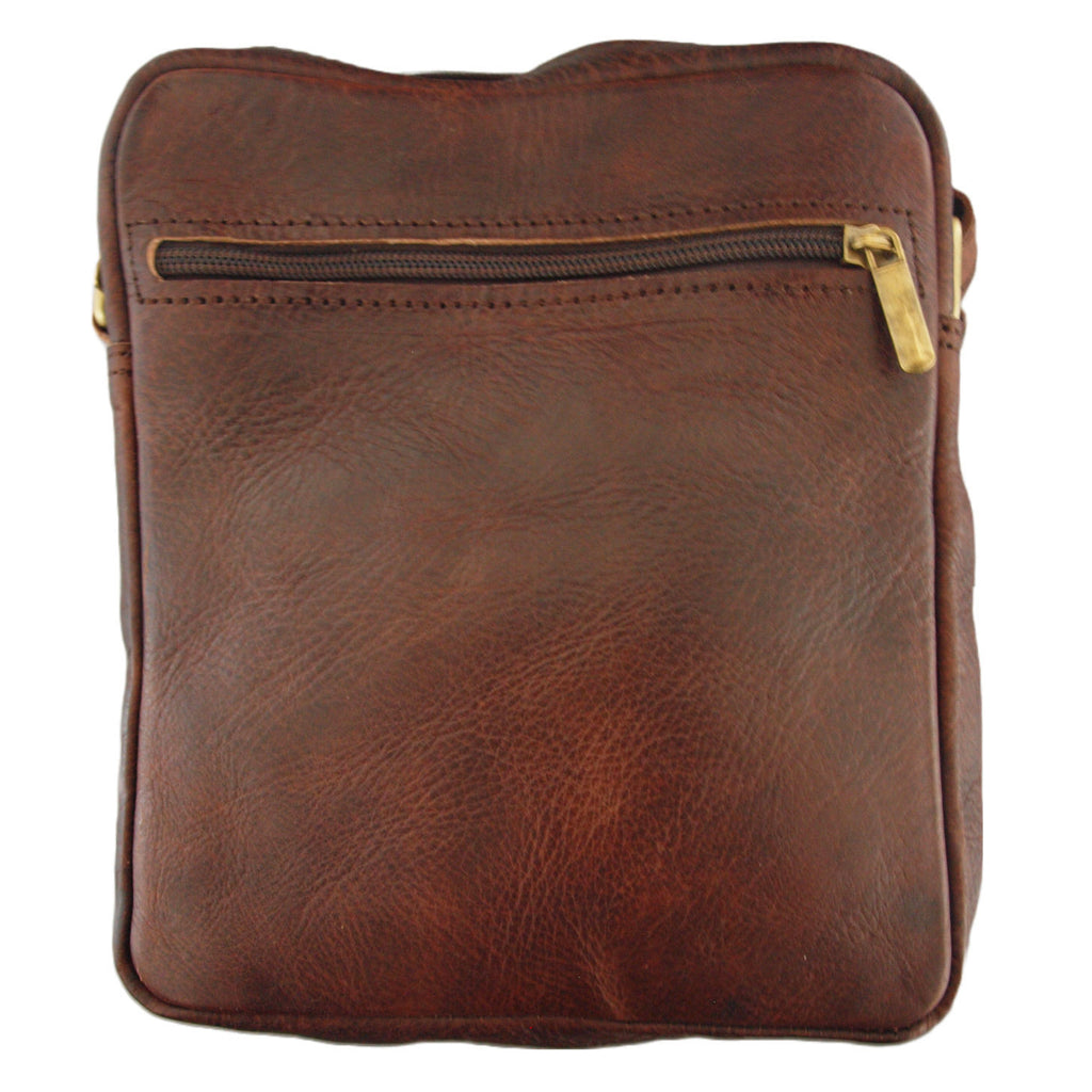 Berber Leather Martil Full Grain Leather Messenger Bag