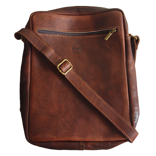Berber Leather Martil Full Grain Leather Messenger Bag
