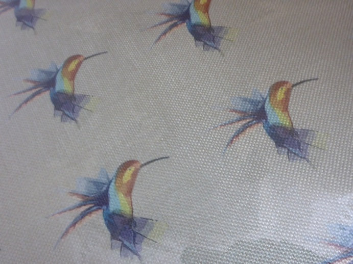 Black Ginger Hummingbird Cushion Cover 43x43cm
