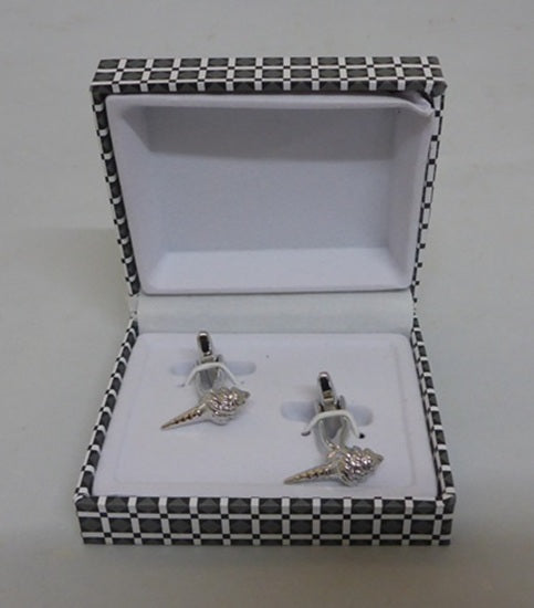 Black Ginger Ice Cream Cone Cufflinks Gift Box Set
