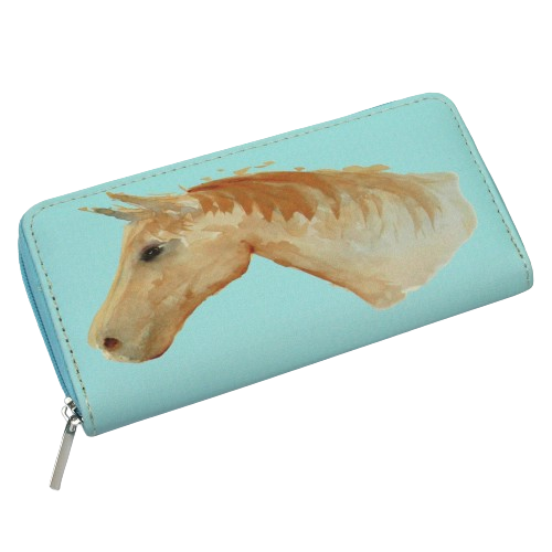 Black Ginger x Kat Jackson Brownie the Horse Large Zip Purse