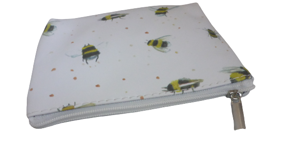 Black Ginger Kat Jackson Bumble Bee Coin Purse
