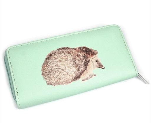 Black Ginger x Kat Jackson Hedgehog Large Zip Purse