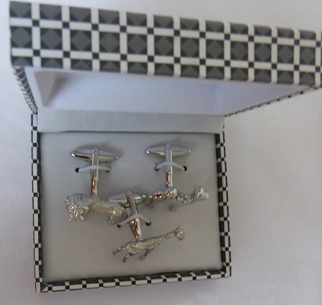 Black Ginger Wild Animal Cufflink Set | 3 Designs in a Gift Box