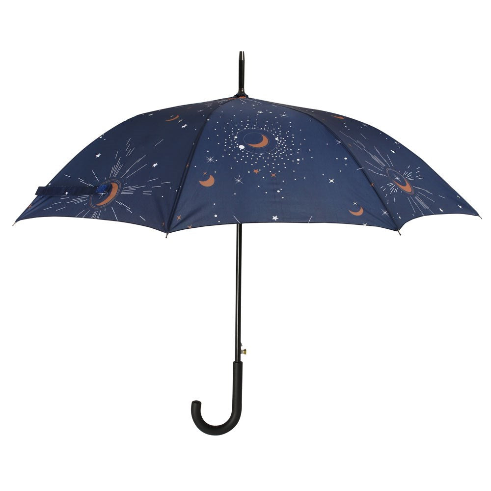Spirit of Equinox Blue Constellation Night Sky Walking Stick Umbrella