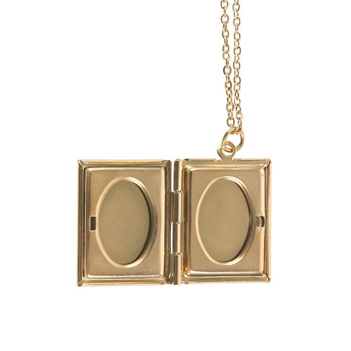 Book Club Gold Tone 3D Book Shaped Jewellery Set | Necklace & Earrings Gift Box