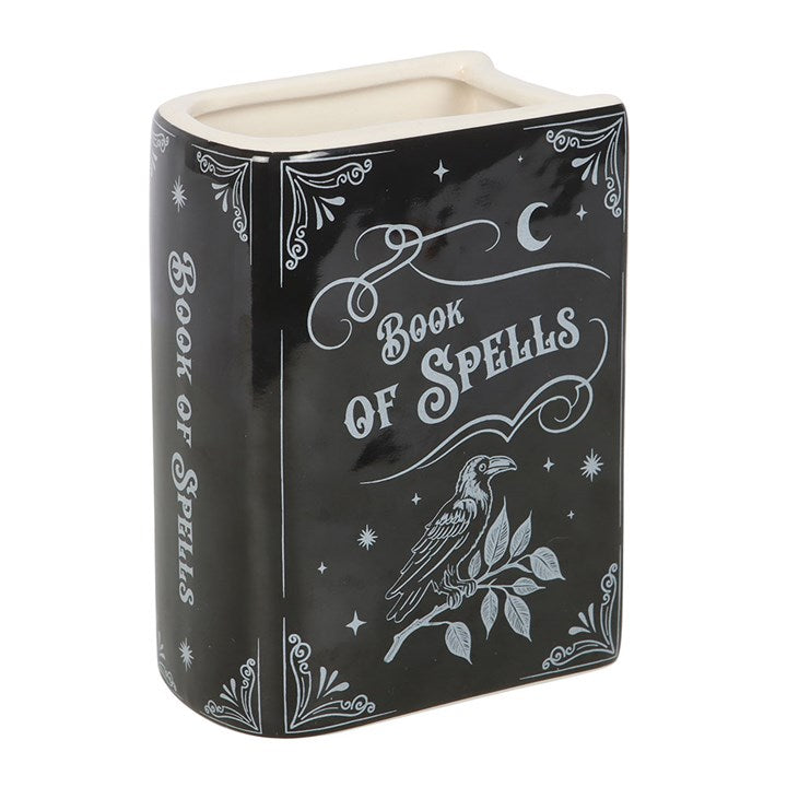 Something Different Raven Book of Spells Shaped Flower Vase | Spirit of Equinox The Book Club