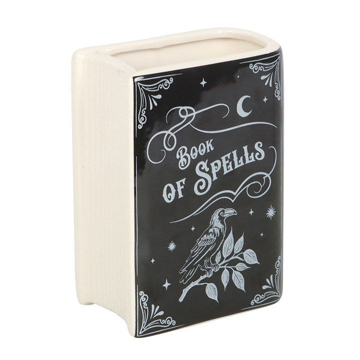 Something Different Raven Book of Spells Shaped Flower Vase | Spirit of Equinox The Book Club