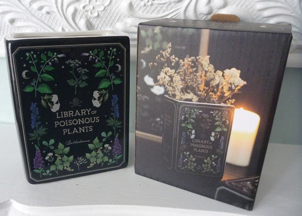 Library of Poisonous Plants Shaped Flower Vase | Gothic Book Club | Something Different