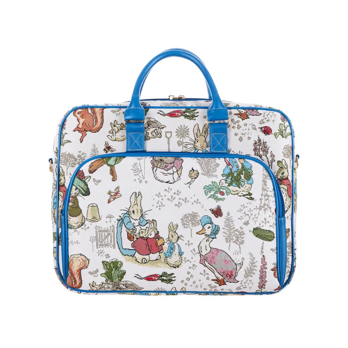 Signare Tapestry Computer Laptop & Shoulder Bag - Peter Rabbit