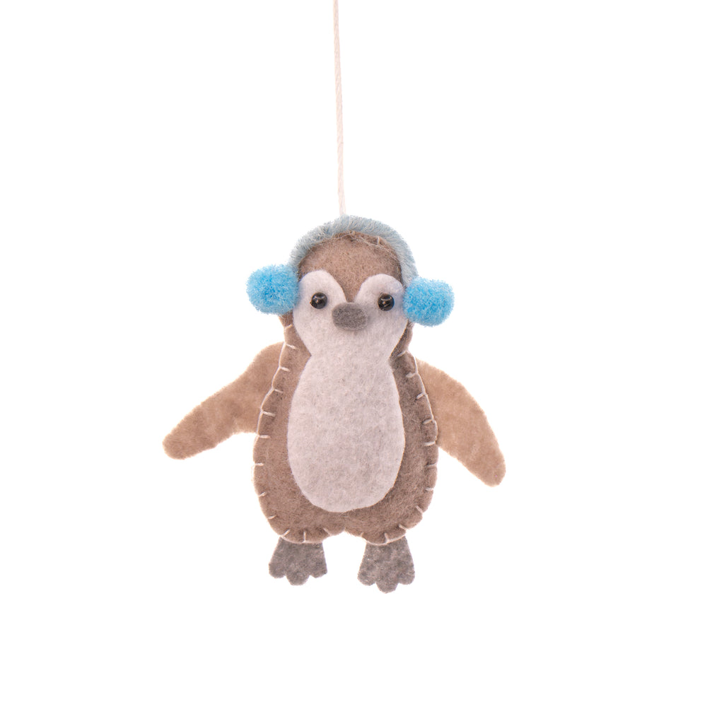 Sass & Belle Arctic Animals Felt Hanging Christmas Decorations Set of 3