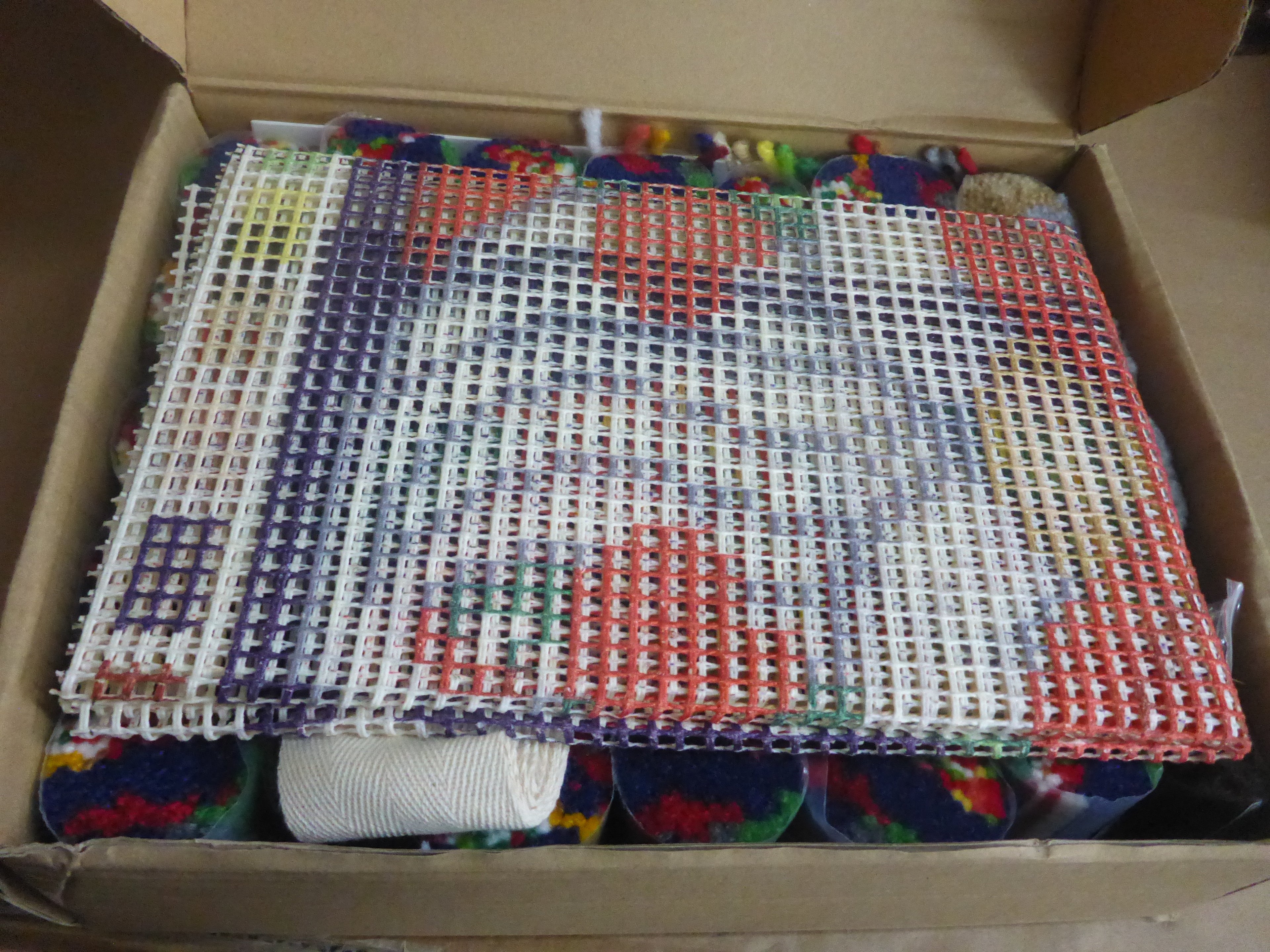 Craft Buddy Christmas Gnome Latch Hook Rug Kit
