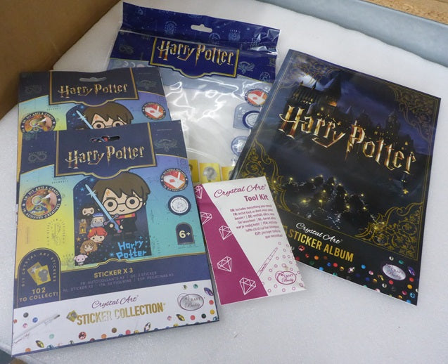 Craft Buddy Harry Potter Crystal Art Sticker Starter Pack