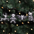Something Different Gothic Skeleton Gingerbread Christmas Decorations Set of 4 | Creepmas Ornaments (Copy)