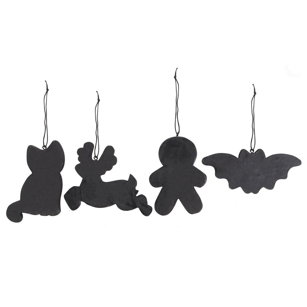 Something Different Gothic Skeleton Gingerbread Christmas Decorations Set of 4 | Creepmas Ornaments (Copy)