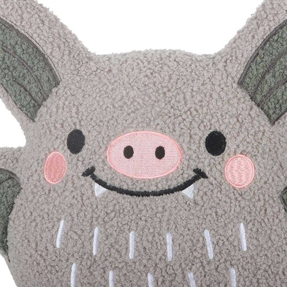 Something Different Cute Bat Boucle Shaped Cushion | Spirit of Equinox
