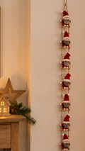 Sass & Belle Climbing Santa Felt Ladder Hanging Christmas Decoration