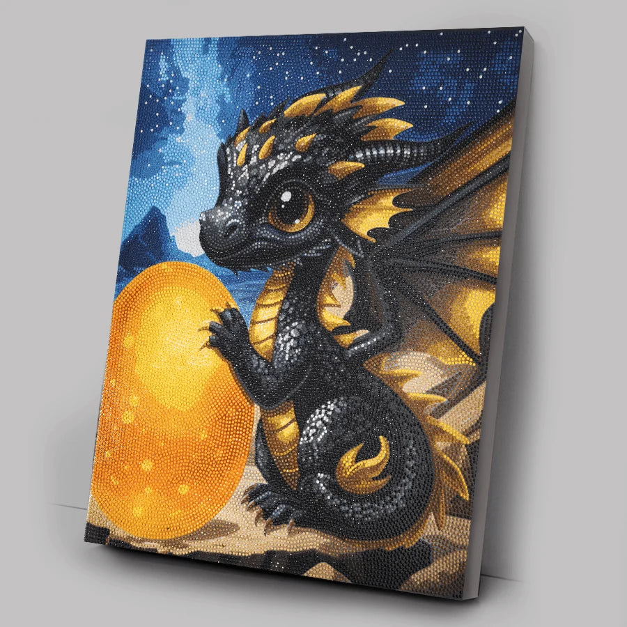 Craft Buddy Dragon's Treasure Crystal Art Canvas Kit 40 x 50cm