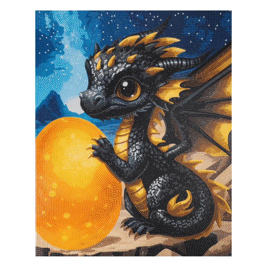 Craft Buddy Dragon's Treasure Crystal Art Canvas Kit 40 x 50cm