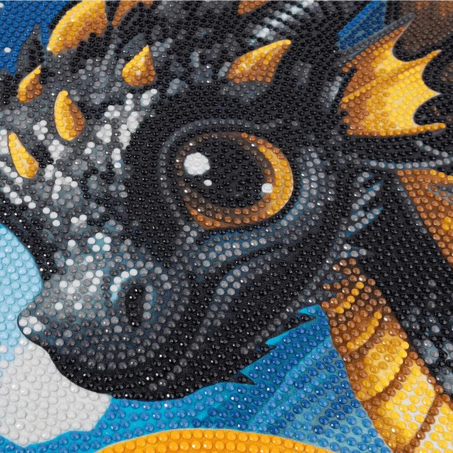Craft Buddy Dragon's Treasure Crystal Art Canvas Kit 40 x 50cm