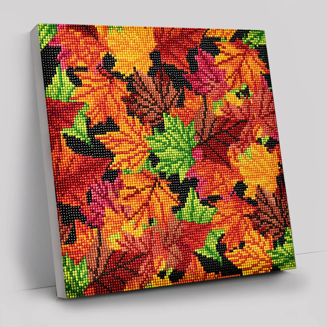 Craft Buddy Crystal Diamond Art Canvas Kit Falling Leaves 30 x 30cm