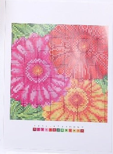 Craft Buddy Flower Burst Cross Stitch Cushion Kit