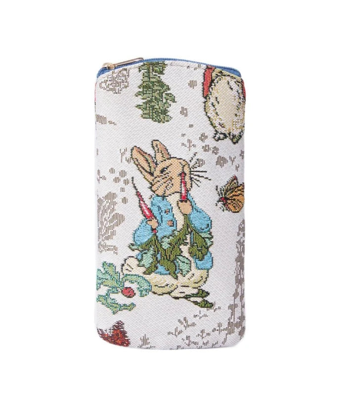 Signare Tapestry Zip Top Soft Glasses Case - Beatrix Potter Peter Rabbit