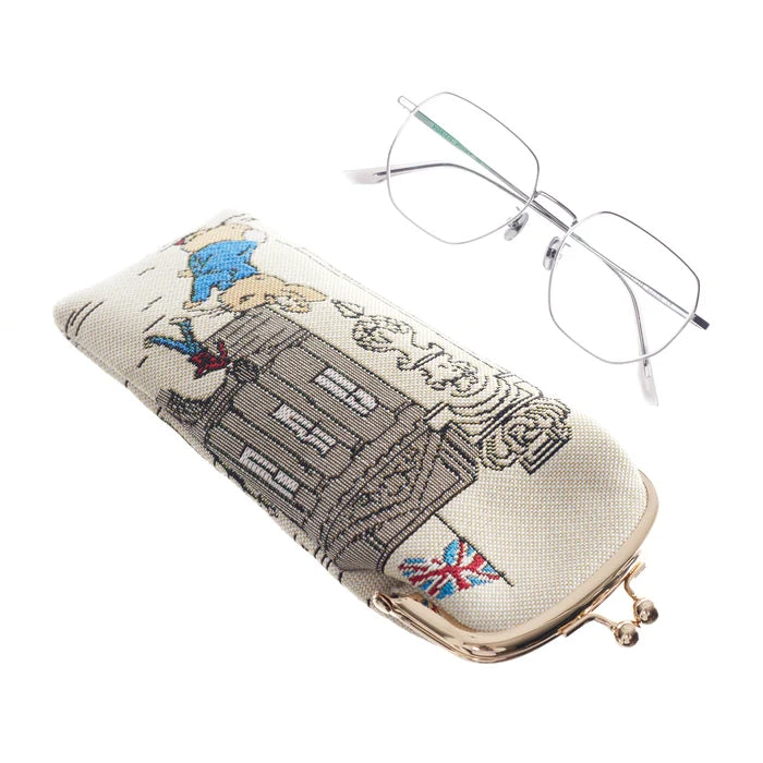 Signare Tapestry Clasp Top Soft Glasses Case - Peter Rabbit Victorian