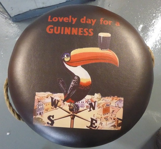 Kozzy Retro Design 2 in 1 Padded Storage Stool - Guinness Toucan